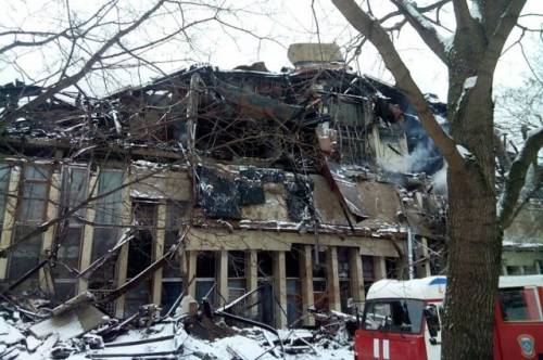 Власти Москвы согласовали проект восстановления сгоревшей библиотеки ИНИОН